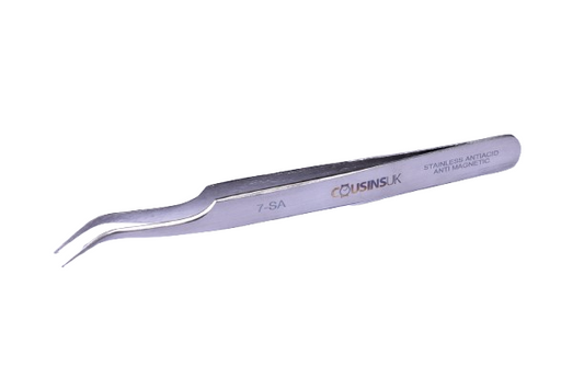 Swiss-Style Fine Tip Curved Tweezers