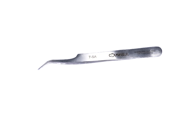Swiss-Style Fine Tip Curved Tweezers